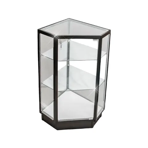 Black Extra Vision Glass Corner Case