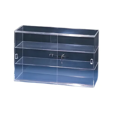 Acrylic Countertop Showcase with Sliding Doors - A1C468