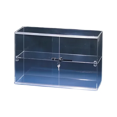 Single Shelf Acrylic Countertop Showcase