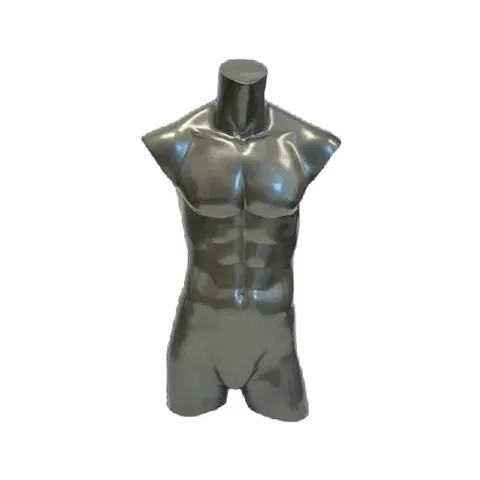 Glossy Male Mannequin Torso