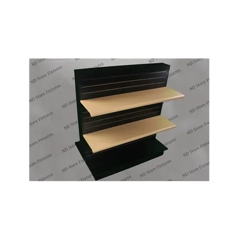 Double-Sided 4ft Slim Line Slatwall Unit