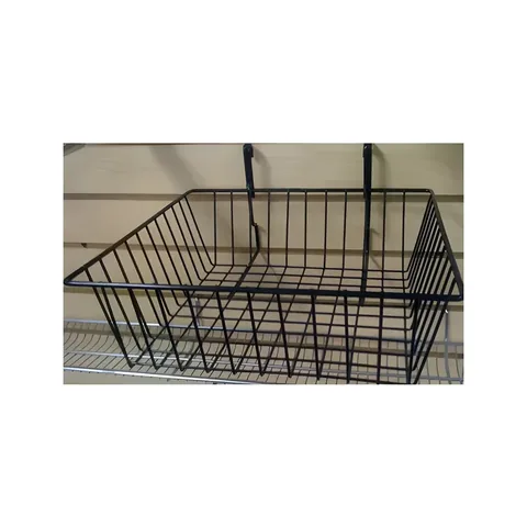 Universal Basket for Slatwall/Gridwall/Pegboard