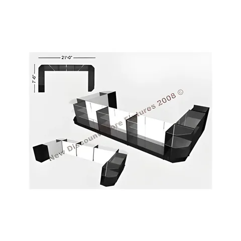 22'×8' Customizable Glass Kiosk