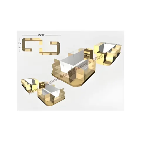 Double-Sided Wood Kiosk