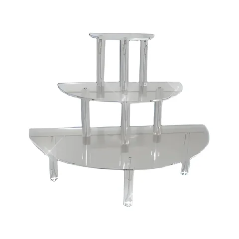 Acrylic Three-Tiered Shelves Display 14x18x9 - A5C0R1